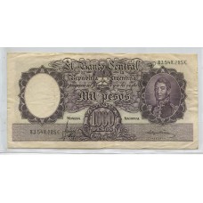 ARGENTINA COL. 538a BILLETE DE $ 1.000 MONEDA NACIONAL